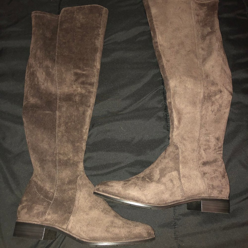 Brown Knee-High Boots